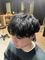 スウェル 柏店(Swell)&nbsp;ウルフ/アッシュブラック/カルマパーマ/ベリーショート/柏