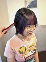 マリン(Marine)&nbsp;20代30代パープルイヤリング・インナーカラー