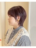 ショートウルフと秋カラー
