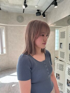 ハイプ(HYPE) 【藤沢横浜】ミルクティーベージュ/ブリーチ1回/ベージュカラー