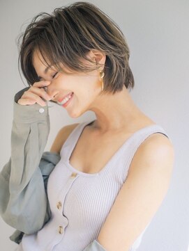 ロンドグロワール 大宮(Lond Gloire) 韓国風レイヤーカット小顔ボブルフ/ハイトーンダブルカラー/大宮