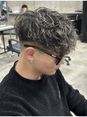 スペインカール　メンズカット　フェード　眉毛　パーマ