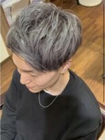 ランソ 新宿(RUNSO)&nbsp;スパイキーショート×フェザーパーマ×サーフカール