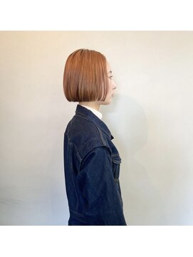 タロ(TALO) 【TALO】ミニボブ×オレンジベージュ