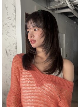 コフィー バイ メルト 吉祥寺(cofy by melt) 【中澤彩乃】レイヤーカット顔まわりハッシュカット韓国風ヘア