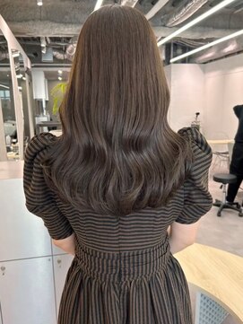 ポーチバイハニー オモテサンドウ(PORCH by HONEY omotesando) 韓国風レイヤーカット髪質改善カラーオリーブベージュグレージュ