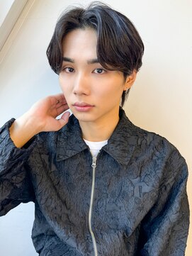 スタートウキョウ 渋谷(STAR TOKYO) 30代大人男性マッシュ×センターパートカルマパーマ