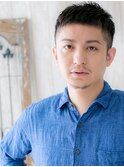 20代30代黒髪ビジカジ大人フェードスタイルj仙台