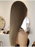 ストレートロング/ハイトーンカラー