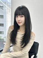 ユーフォリア 渋谷グランデ(Euphoria SHIBUYA GRANDE)&nbsp;レイヤーカット　顔まわりカット　簡単スタイリング