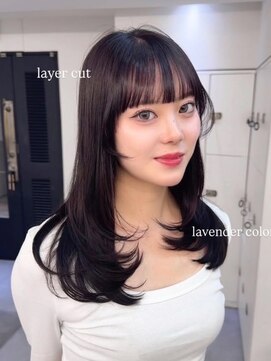 エル バイ アンキシム(elu by AHNKISM) 韓国風レイヤーカット髪質改善縮毛矯正似合わせ心斎橋