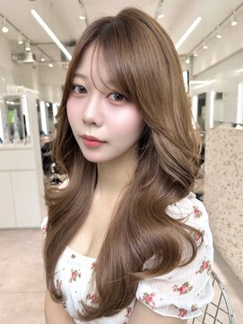 オニキス(ONYX) T58韓国ヘアーブリーチなしダブルカラーハッシュカット表参道