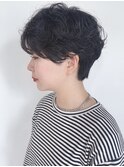 【morio原宿】黒髪マッシュパーマ くるくる