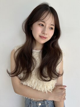 バイオレット ナゴヤ(Violet Nagoya) シースルーバング/ふわっとレイヤーカット/ブラウンカラーNS-125