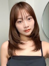 フォト 武蔵小杉(foto) 小顔黒髪オリーブグレーココアベージュ髪質改善武蔵小杉縮毛矯正