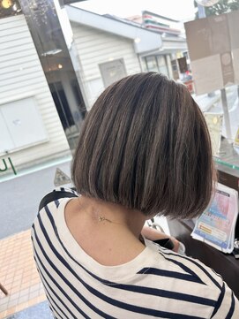 ジャストヘア ラポール 北久里浜店(just hair RAPPOR) 【根岸真奈美】コントラストハイライト/白髪ぼかし