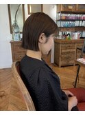 ぱつっとボブ