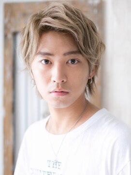 モッズヘア メン 南越谷南口店(mod's hair men) 10代20代ホワイトブロンドメンズパーマショートZ南越谷