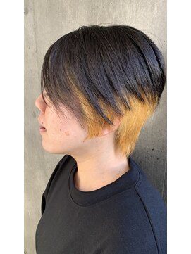 インナーカラー×カット20代/30代/40代