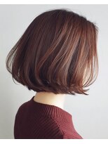 アイビー(ivy)&nbsp;重めフェミニンボブ/暖色ブラウン