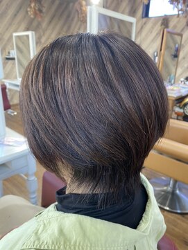 ルネッサンスヘアー ラファエロ(RAFFAELLO) 艶々グレーカラー　アッシュブラウン　艶カラー