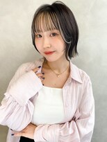 TLUUS 梅田茶屋町店【トゥルーズ】前髪&韓国レイヤー&ボブ&髪質改善【4/4~(予定)】 【TLUUSイメチェン前髪ピンクベージュクールショート】