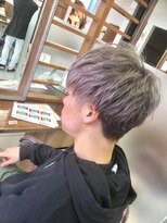 クリアオム 草加(CLEAR homme) ハイトーンカラー×マッシュスタイル