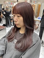 ピークアブー 原宿ハラカド(PEEK-A-BOO) ☆ハイライト白髪ぼかしイルミナカラーブリーチなしダブルカラー