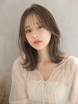 リア トーキョー(Lia TOKYO)&nbsp;【工藤武士】ナチュラルレイヤーと柔らかベージュミディアムヘア