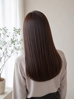 ブロッサム 鶴瀬店(Blossom)の写真/「その髪触っていい?」こだわりの髪質改善エステトリートメントで誰もが触れたくなる美髪スタイルへ♪