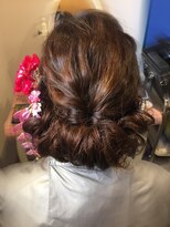 ビューティーコレクション 静岡北店&nbsp;成人式前撮りアップスタイル