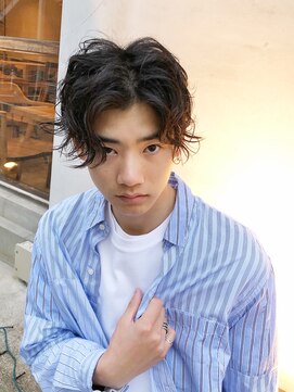 キアラ(Kchiara) 前下がりスパイラルパーマ×ネープレス