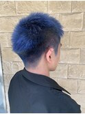刈り上げサファイアブルー