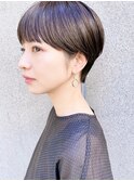 【December】黒髪マッシュショート 小顔ヘア　耳かけ♪