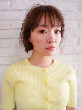 ナンバー アンフィール 渋谷(N° anfeel) 切りっぱなしナチュラルボブ
