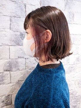 グーシップ(GOO/SYIP) インナーカラーピンクくびれヘアー