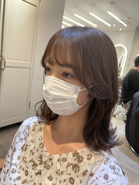 ジーナ セントラル銀座(Zina) メルティーカラー*前髪カット*くびれヘア【Zina CENTRAL】