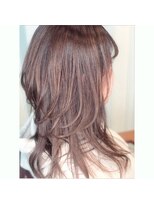 ヘアーアトリエ ラポルト(hair atelier la porte.) ひし形シルエット/つや髪カラー