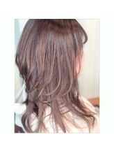 ヘアーアトリエ ラポルト(hair atelier la porte.) ひし形シルエット/つや髪カラー