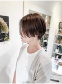 ハンサムショート×ヌーディーベージュ/20代30代40代