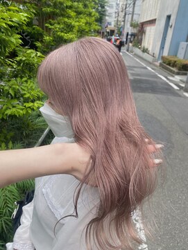 フラム 渋谷(flamme) ピンクミルクティー＊ピンクアッシュ