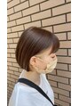 オーブ ヘアー ベリー 松山店(AUBE HAIR very)&nbsp;インナーカラー×ミニボブ