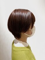 リア(Li'a by neolive)&nbsp;ピンクオレンジ　ショートカット