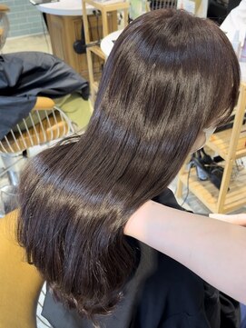 ロンド シャルム 吉祥寺(Lond charme) 大人ガーリー ピンクチョコレートカラー 髪質改善