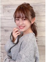 ニスル 町田店(NISURU)&nbsp;似合わせカット/大人ガーリー/ダークアッシュ/着物/町田/町田駅