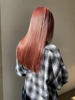 アジールヘア 赤羽駅南口店(agir hair) ピンクベージュコットンピンクケアブリーチ冬カラー20代30代