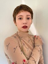 テトヘアー(teto hair)&nbsp;ベリーショート　ツィッギー　大人　可愛い　外国人風　ベリショ