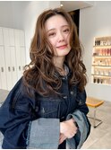 【Unami】コテ巻き風ロングパーマ