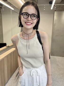 ペレ 梅田(PELE) 前髪/アンブレラカラー/こなれミディ/イメチェン/ウェーブパーマ