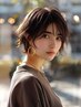 カット+オーガニックカラー+クレンジングスパ(20分) ￥11000